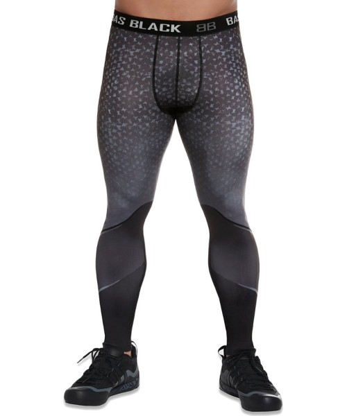 Men's Leggings Bas Black: Men’s Sports Leggings BAS BLACK Hardmen