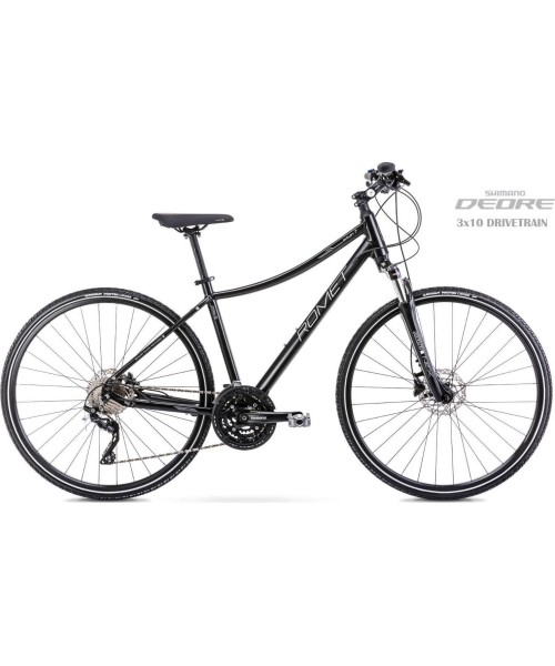 City Bikes Romet: Dviratis Romet Orkan 7 D 28" 2022 black-graphite