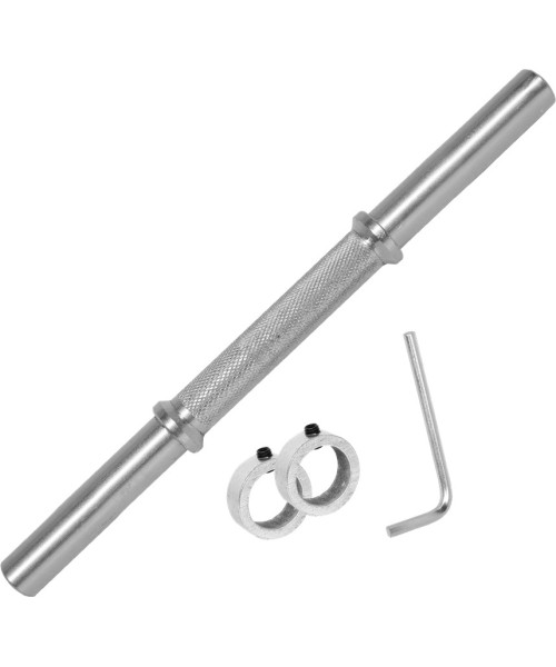Barbell Bars 25mm - 30mm Beltor: Tiesus hantelio grifas su užraktais ir raktu Beltor Hrd System H0136, 40cm/28mm