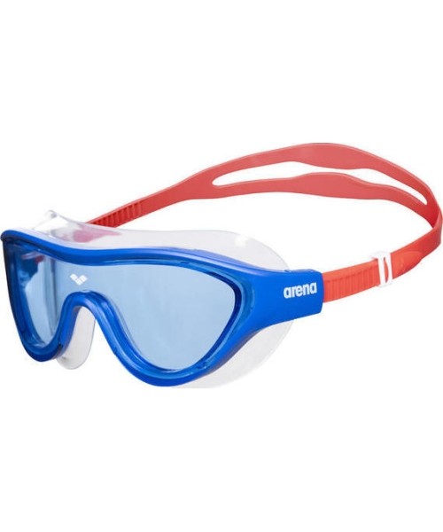 Diving Goggles & Masks Arena: Plaukimo akiniai Arena The One Mask Jr, mėlyni-raudoni