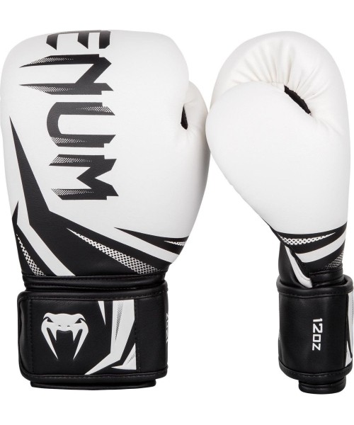 Boxing Gloves Venum: Bokso pirštinės Venum Challenger 3.0 - Baltos/juodos spalvos