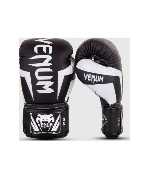 Boxing Gloves Venum: Bokso pirštinės Venum Elite - juodos/baltos