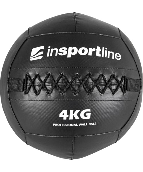 Pasunkinti kimštiniai kamuoliai inSPORTline: Medicininis kamuolys inSPORTline Walbal SE 4kg