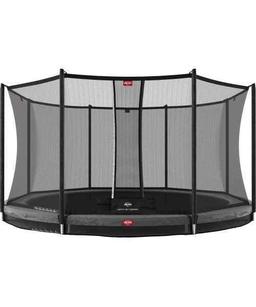 In-ground trampolines BERG: Trampoline BERG InGround Favorit Grey 380 + Safety Net Comfort