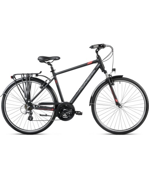 City Bikes Romet: Dviratis Romet Wagant 1 2024 black-red