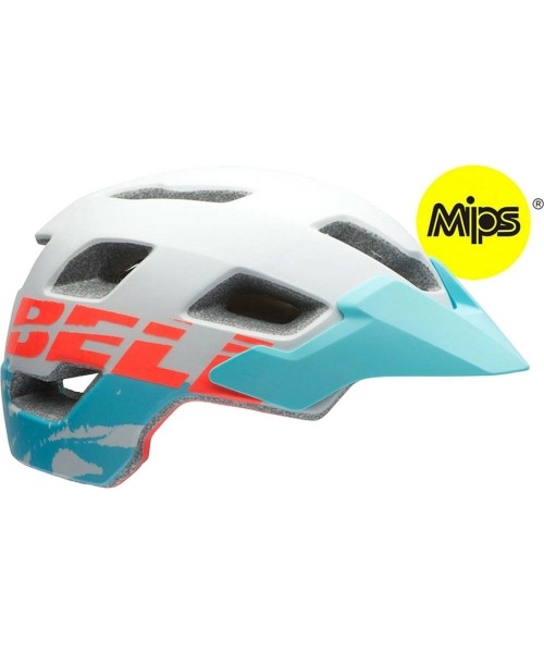 Gloves & Helmets & Accessories Bell: Šalmas BELL Rush Mips, S (52-56cm), baltas/mėlynas