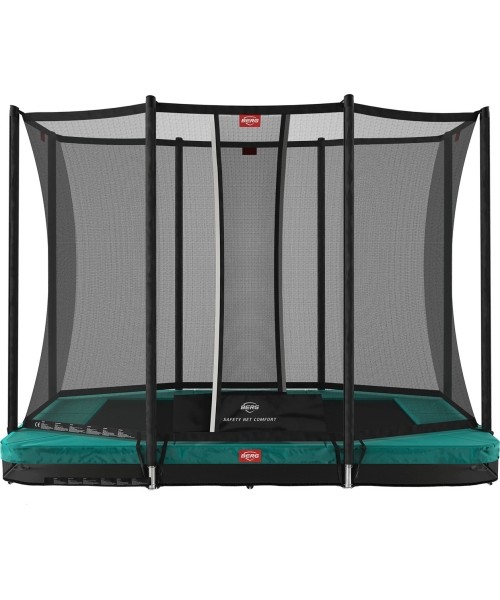 In-ground trampolines BERG: Trampoline BERG Ultim Favorit InGround 280 Green + Safety Net Comfort