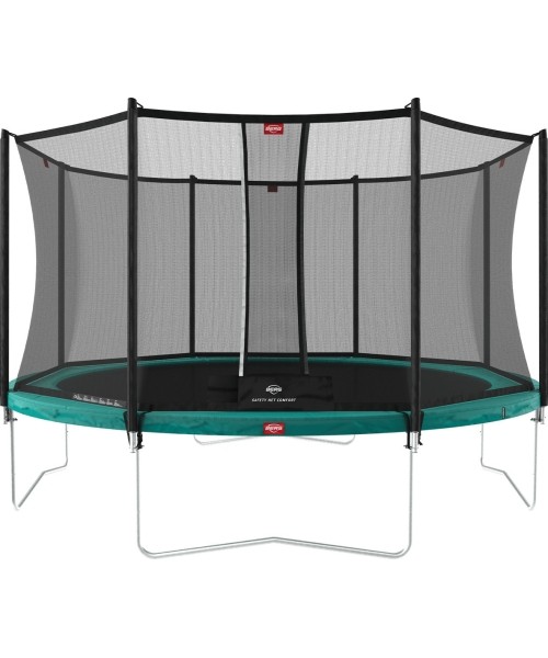 On-ground trampolines BERG: Batutas BERG Favorit Regular - 330 cm, žalias, su saugos tinklu Comfort
