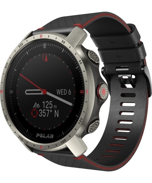 Laikrodžiai ir pulsometrai Polar: POLAR GRIT X PRO TITAN sportinis laikrodis