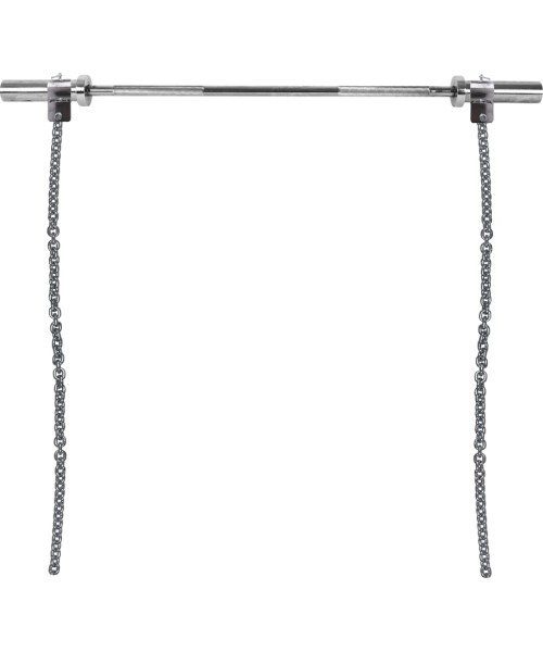 Grifų užraktai ir paminkštinimai inSPORTline: Svorio kėlimo grandinės su štanga inSPORTline Chainbos Set 2x15kg