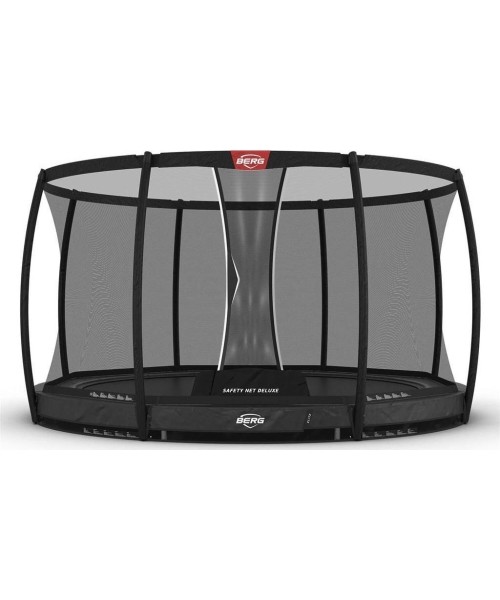 On-ground trampolines BERG: BERG Elite InGround 380 Grey + Safety Net Deluxe