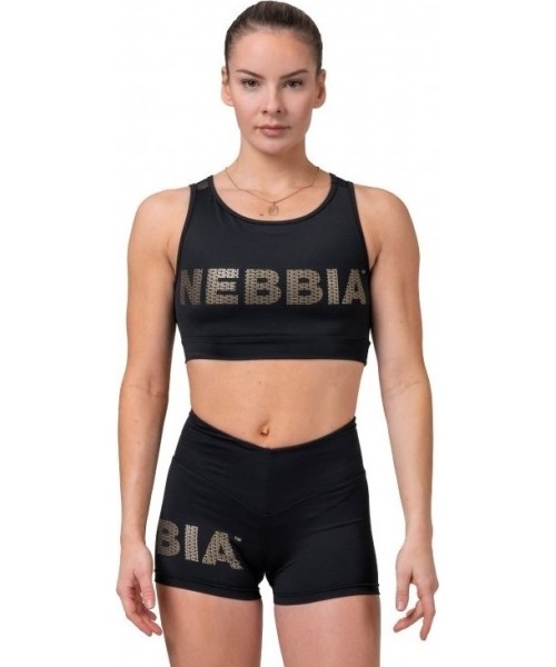 Women's Tops and Tank Tops Nebbia: Moteriška palaidinė Nebbia Gold Mesh 830