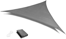 Umbrellas ModernHOME: Vandeniui atsparus stogelis nuo saulės 4x4x4m ModernHome - pilkas