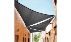 Umbrellas ModernHOME: Vandeniui atsparus stogelis nuo saulės 4x4x4m ModernHome - pilkas