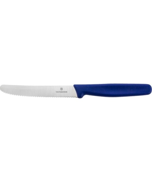 Stalo įrankiai : Tomato Knife Victorinox 5.0832, Serrated, 11cm, Blue