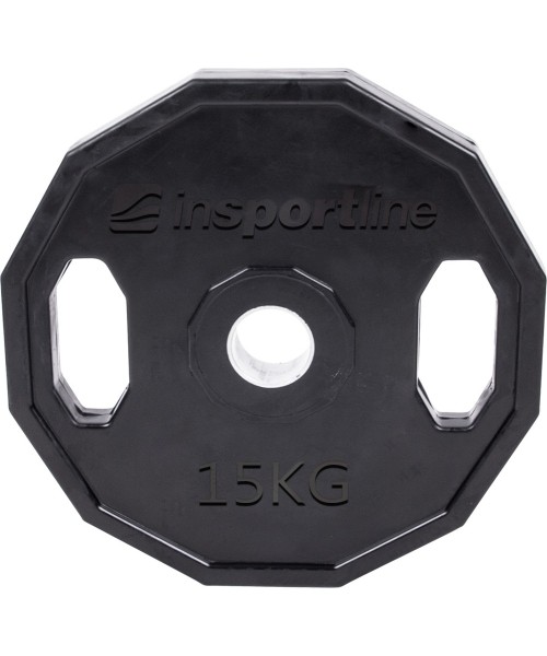 Rubber-Coated Ruberton Plates inSPORTline: Guma padengtas olimpinis svoris 50mm inSPORTline Ruberton 15kg