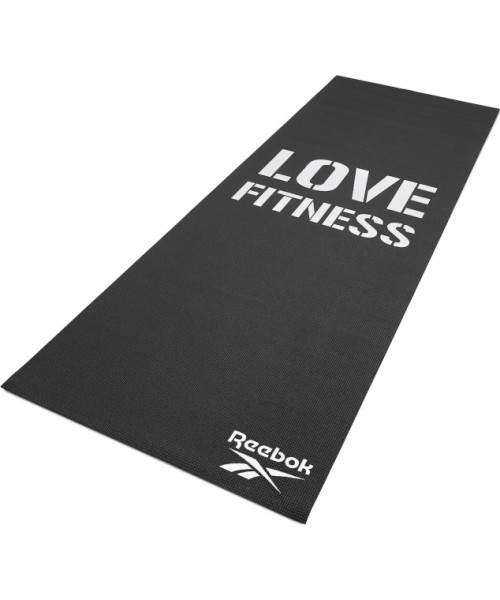 Treniruočių kilimėliai Reebok fitness: Treniruočių kilimėlis Reebok Black Love