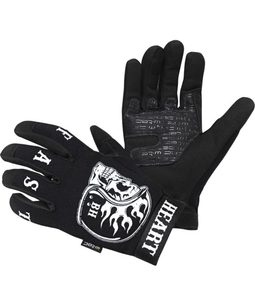 Men's Summer Motorcycle Gloves W-TEC Black Heart: Motociklininko pirštinės W-TEC Black Heart Hell Rider