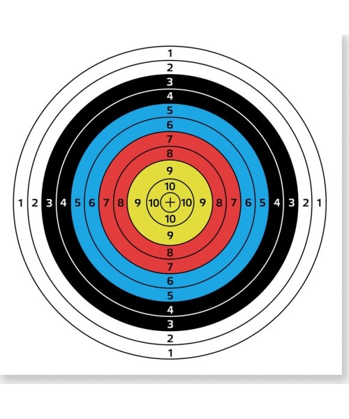 Travel Bags inSPORTline: Paper Archery Target inSPORTline Dabbak, 60x60cm, 10Pcs.