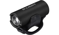 Aksesuarai bei priedai dviračiams : Priekinis dviračio žibintas D-LIGHT 123PCH, USB, 1LED, 3W