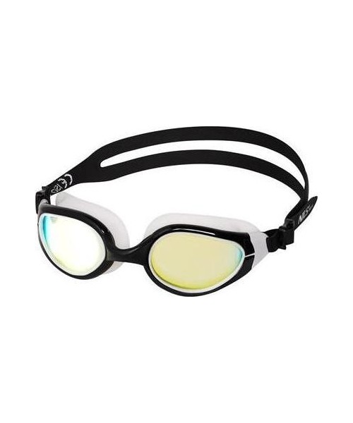 Diving Goggles & Masks : NQG480MAF JUODI/BALTI NILS AQUA AKINIAI