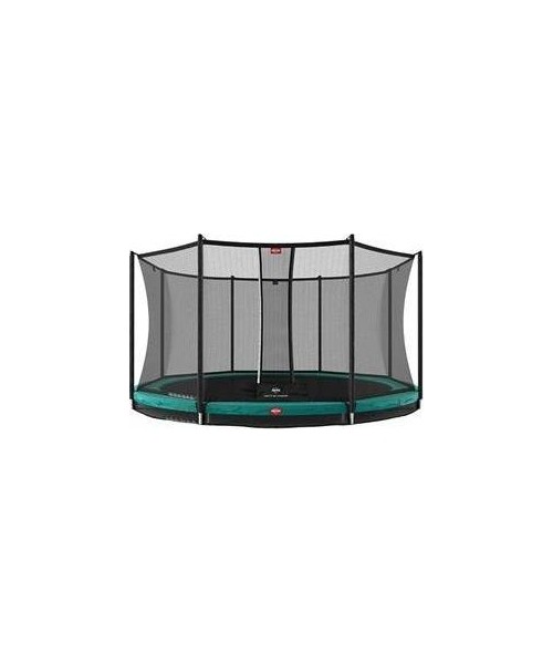 In-ground trampolines BERG: Trampoline BERG InGround Favorit Green 430 + Safety Net Comfort