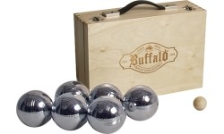 Aktyvaus laisvalaikio žaislai Buffalo: Petankės rinkinys Buffalo Jeu De Boules, 6 kamuoliukai