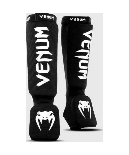 Leg Protection Venum: "Venum Kontact" blauzdų apsaugos - juodos