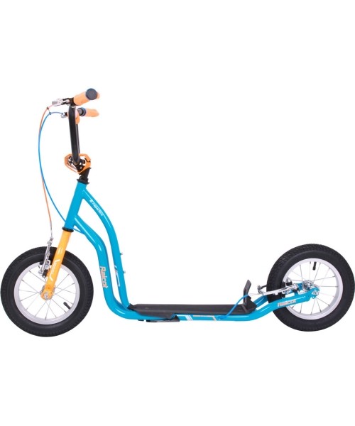 City Scooters inSPORTline: Paspirtukas su pripučiamais ratais inSPORTline Raicot Se (iki 100 kg) - Blue-Orange