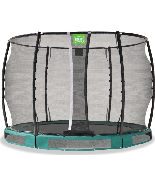 Įleidžiami batutai Exit: EXIT Allure Premium ground trampoline ø305cm - green