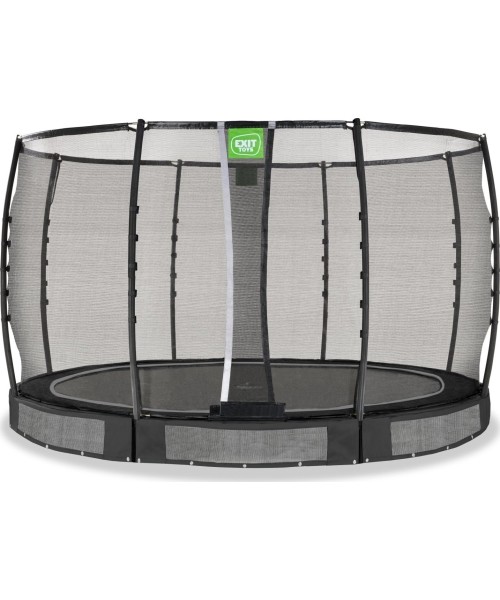 Įleidžiami batutai Exit: EXIT Allure Premium ground trampoline ø366cm - black
