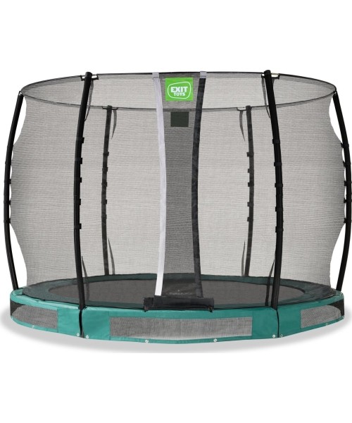 Įleidžiami batutai Exit: EXIT Allure Classic ground trampoline ø305cm - green