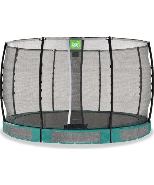 Įleidžiami batutai Exit: EXIT Allure Classic ground trampoline ø366cm - green