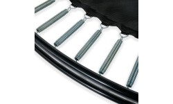 In-ground trampolines Exit: EXIT Dynamic ground level trampoline ø427cm with safety net - black