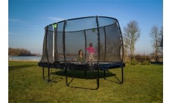 On-ground trampolines Exit: EXIT Allure Classic trampoline 244x427cm - green