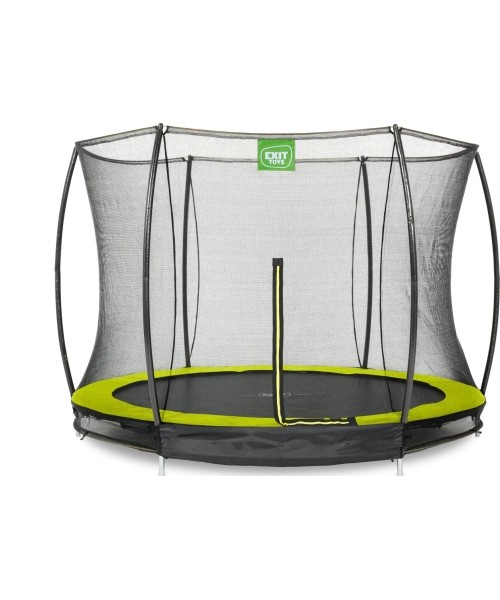 In-ground trampolines Exit: Įkasamas batutas su tinklu Exit Silhouette 305cm - Žalias