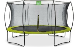 On-ground trampolines Exit: Batutas su kojomis Exit Silhouette 427cm - Žalias