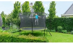 On-ground trampolines Exit: Batutas su kojomis Exit Silhouette 427cm - Žalias