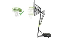 Basketball Hoops Exit: Mobilus krepšinio stovas su spyruokliuojančiu lanku EXIT Galaxy