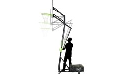 Basketball Hoops Exit: Mobilus krepšinio stovas su spyruokliuojančiu lanku EXIT Galaxy