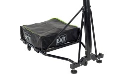 Basketball Hoops Exit: Mobilus krepšinio stovas su spyruokliuojančiu lanku Exit Galaxy Black 112x73cm