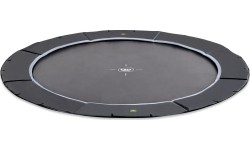 In-ground trampolines Exit: EXIT Dynamic ground level sports trampoline ø366cm - black