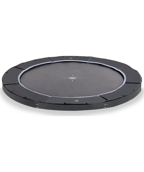 In-ground trampolines Exit: EXIT Dynamic ground level sports trampoline ø366cm - black