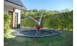 In-ground trampolines Exit: EXIT Dynamic ground level sports trampoline ø366cm - black