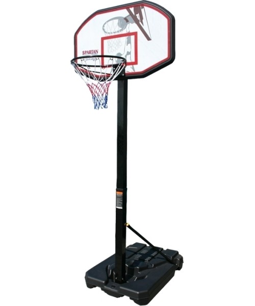Krepšinio stovai Spartan: Mobilus reguliuojamas krepšinio stovas Spartan Chicago 110x70cm
