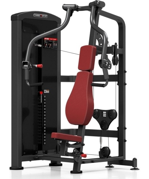 Strength Machines Marbo Sport: Krūtinės treniruoklis Marbo MP-U225, raudonas