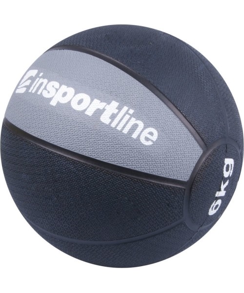 Pasunkinti medicininiai kamuoliai mėtymui inSPORTline: Medicininis kamuolys inSPORTline MB63 - 6 kg
