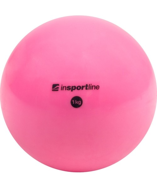 Yoga Balls inSPORTline: Minkštas jogos pasunkintas kamuoliukas inSPORTline 1kg