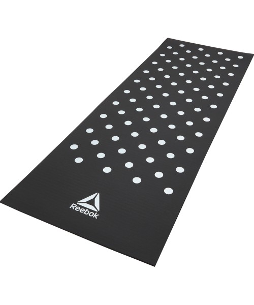 Training Mats Reebok fitness: Treniruočių kilimėlis Reebok Spots 7 mm, juodas