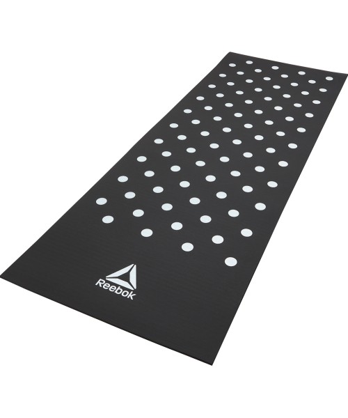Treniruočių kilimėliai Reebok fitness: Treniruočių kilimėlis Reebok Spots 7 mm, juodas